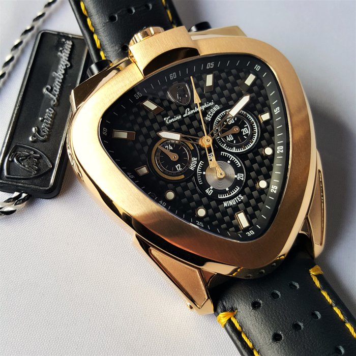 Lamborghini - Spyder - Chronograph Gold - Bullhead - Mænd - Ny