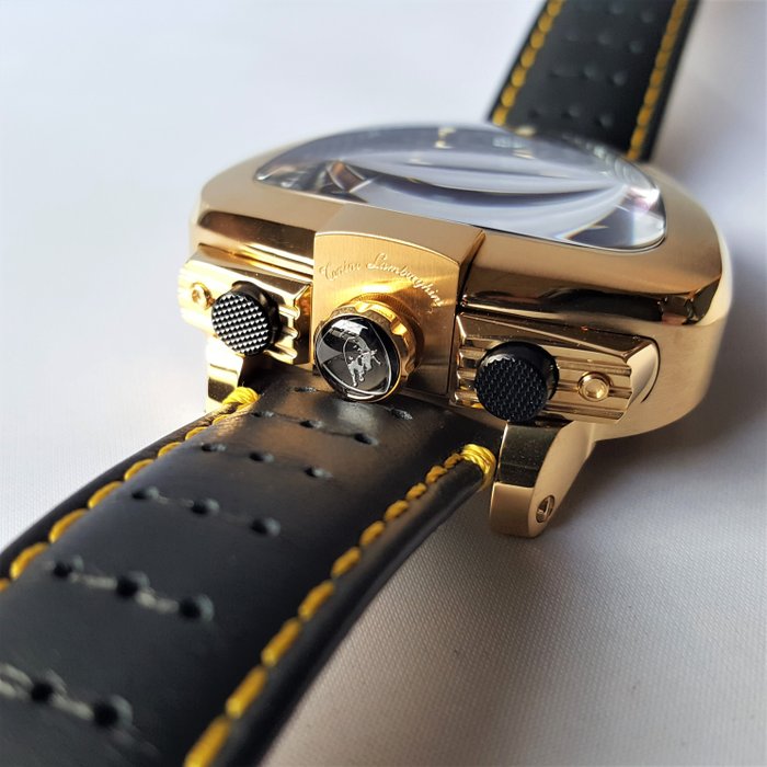 Lamborghini - Spyder - Chronograph Gold - Bullhead - Mænd - Ny