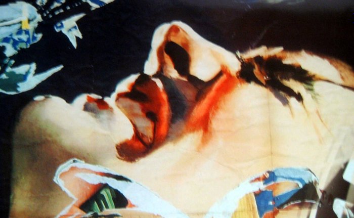 Mimmo Rotella - King Creole-Elvis Presley/Mercedes-Benz (Monty Shadow)