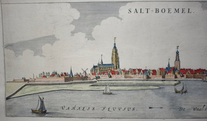 Holland - Zaltbommel; J Blaeu - Salt-Boemel - 1649