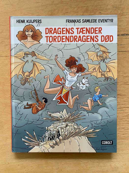 Franka - Album: Dragens tænder/tordendragens død + losse dedicase - 2 Album, Commission Drawing - Første udgave - 2016/2024