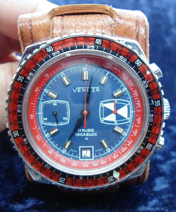 Diver Chronograph - VENUZA - Ingen mindstepris - Mænd - 1980-1989