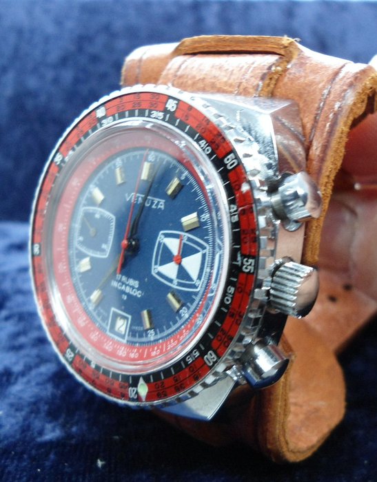 Diver Chronograph - VENUZA - Ingen mindstepris - Mænd - 1980-1989