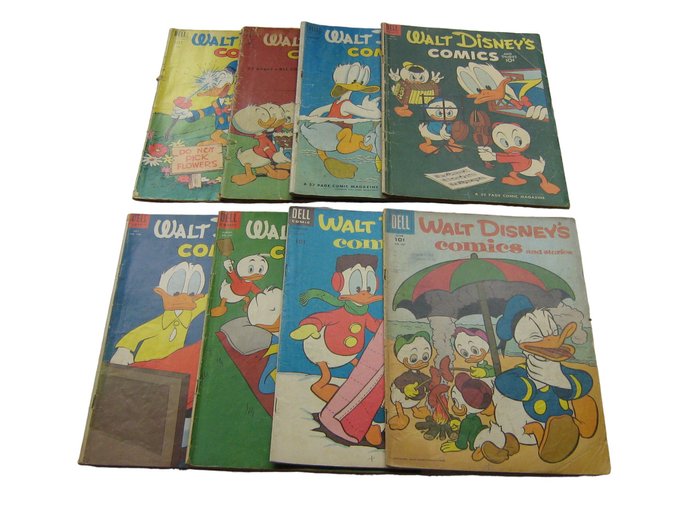 Donald Duck - Comics and Stories uit Golden Age - 8 Tegneserier - Første udgave - 1951/1957