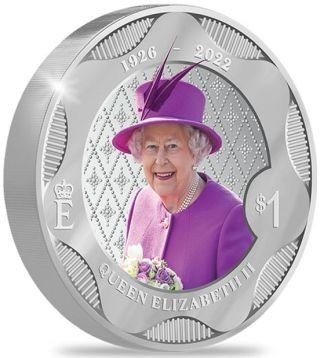 New Zealand. 1 Dollar 2023 Queen Elizabeth II - in Memoriam, 1 Oz (.999)