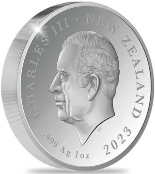 New Zealand. 1 Dollar 2023 Queen Elizabeth II - in Memoriam, 1 Oz (.999)