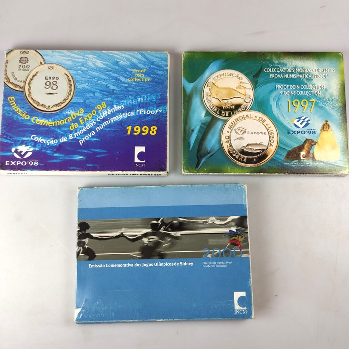 Portugal. Year Set (FDC) 1997/1998/2000 (3 sets)  (Ingen mindstepris)