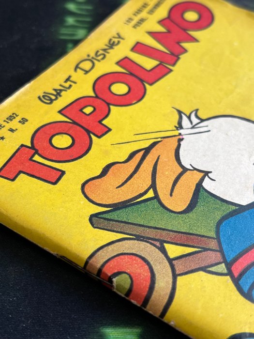 Topolino Originale - N° 50 - 10 Settembre 1952 - con Bollino - 1 Lommehæfte - Første udgave