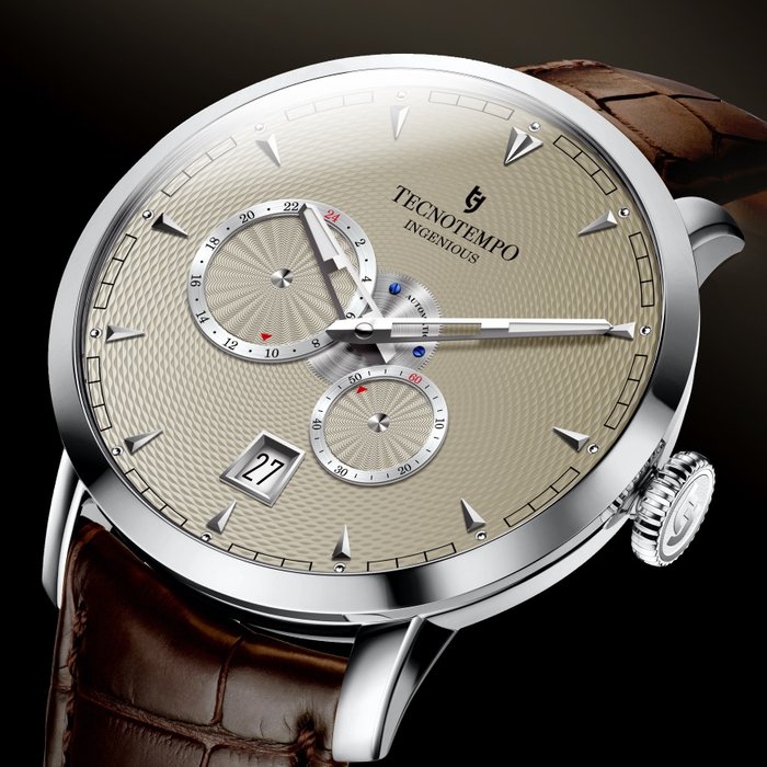 Tecnotempo - "Ingenious" - Champagne Dial - Limited Edition 150PCS - - TT.ING.CH - Mænd - 2011-nu