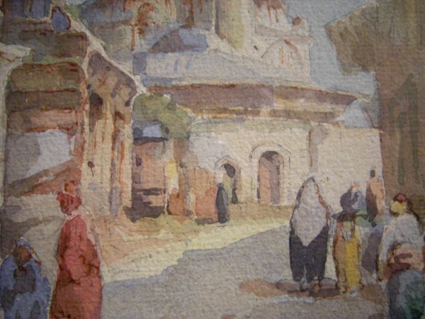 Jozef Pawlekewicz (1894-1930) - Street scene in Istanbul