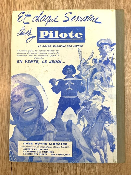 Pilote (magazine) - Recueil N°10 - 1 Album - Første franske udgave - 1962