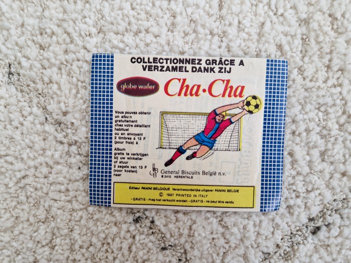 Panini - Football 88 Belgium - Sealed Cha Cha edition pack + 70 Loose stickers