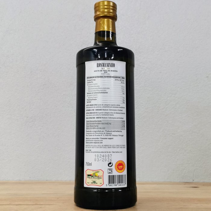 Cooperativa de Olivicultores de Valpaços, Rosmaninho Superior - Ekstra jomfruolivenolie - 6 - 750 ml flaske