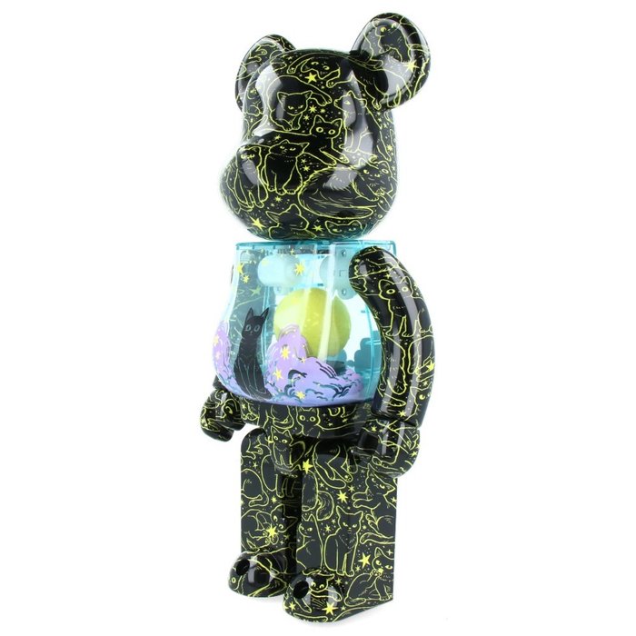 Medicom Toy Be@rbrick - 400%  Bearbrick - Cat in the Night Sky (Hikari Bambi)