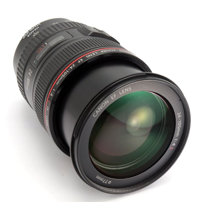 Canon EF 24-105mm f/4L IS USM zoomlens met EW-83H type zonnekap #PRO ZOOMLENS Zoomobjektiv