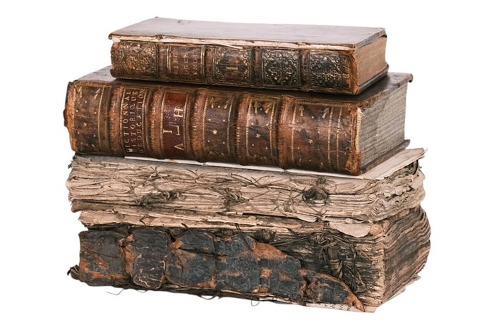 Eugene of Savoy, a.o. - Set of 4 Antique Books (Dutch, French, English) – Damaged and Incomplete, Featuring Some - 1766-1771