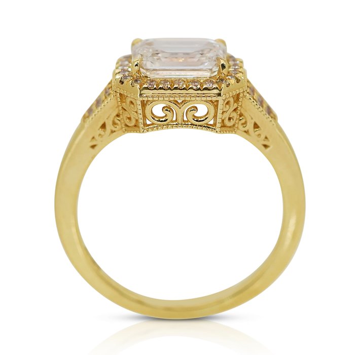 Ingen mindstepris - Ring - 18 kraat Gulguld -  1.73ct. tw. Diamant (Natur) - Diamant - Fantastisk ring