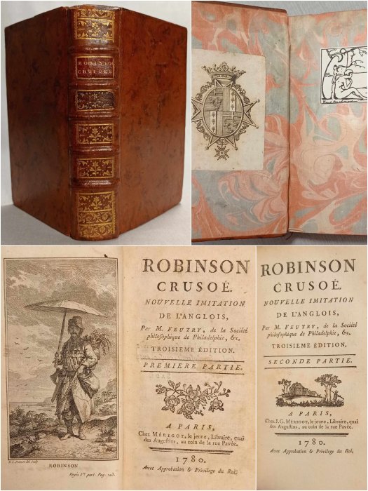 M. Feutry - Robinson Crusoé.  Nouvelle imitation de L'Anglois. - 1780