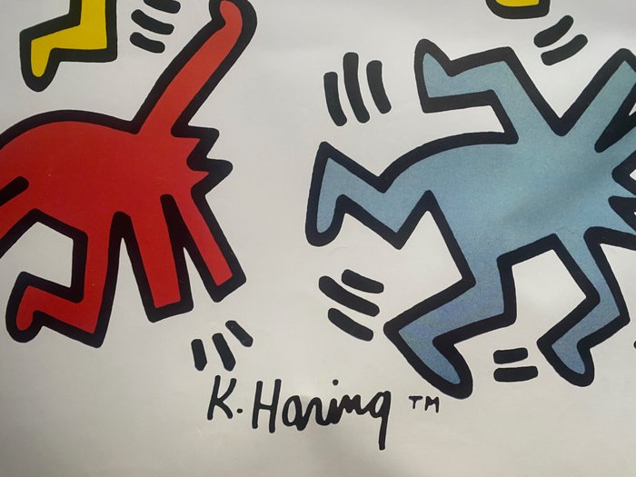 Keith Haring (after) - Dancing Dogs