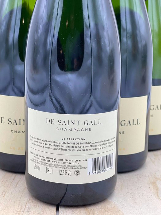 De Saint-Gall, Le Selection - Champagne Brut - 6 Flasker (0,75 L)