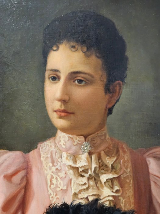 Edoardo Tofano (1838–1920) - Dama con ventaglio