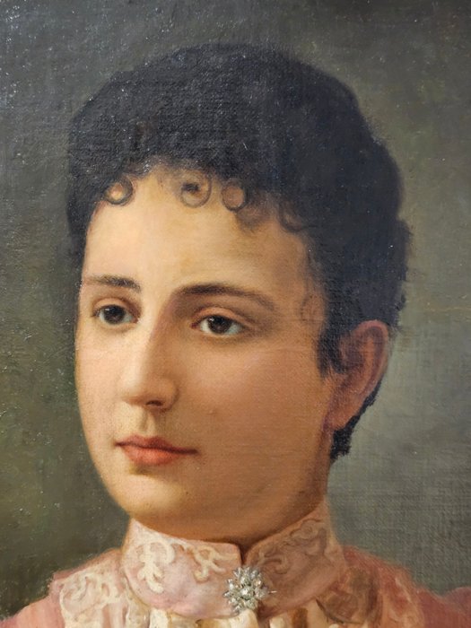 Edoardo Tofano (1838–1920) - Dama con ventaglio