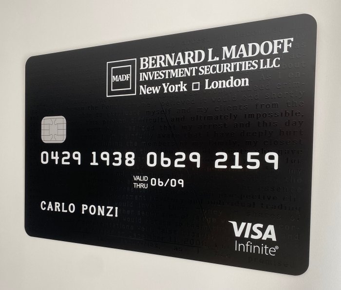 Harissart (1982) - Bernard Madoff - (Dis)credit Card - Carlo Ponzi