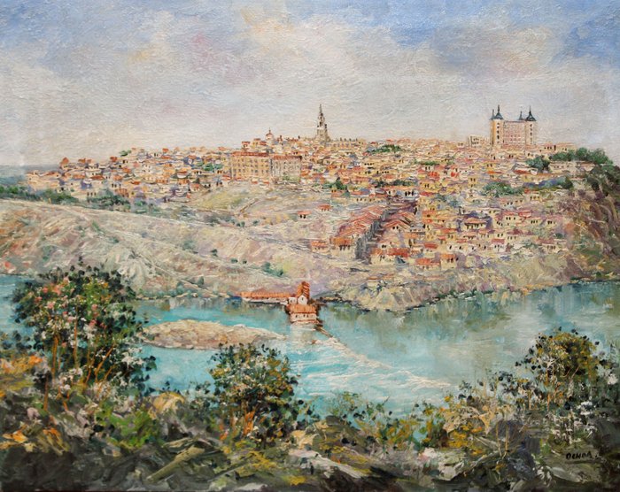 Florencio Ochoa (1943-2006) - Vista general de Toledo