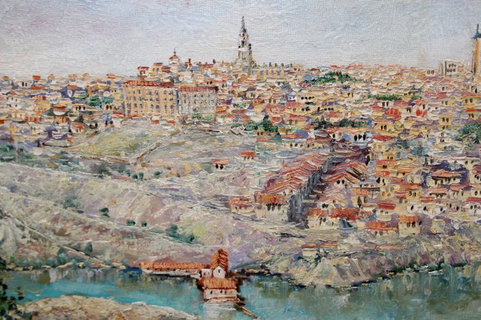 Florencio Ochoa (1943-2006) - Vista general de Toledo