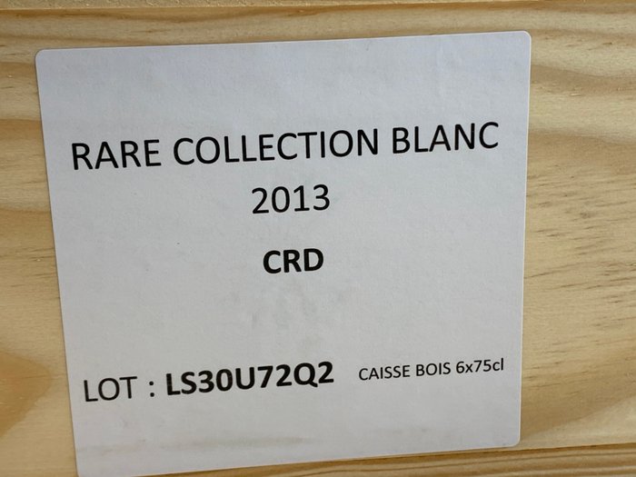 2013 Barons de Rothschild, rare Collection - Champagne Blanc de Blancs - 6 Flasker (0,75 L)