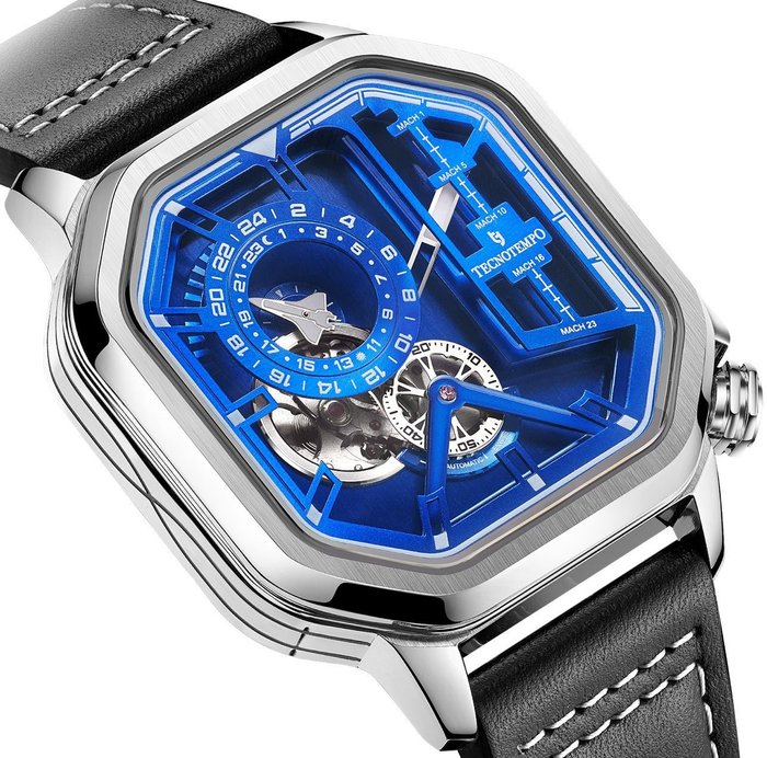 Tecnotempo  - "Dynamic Shuttle" Automatic Engine - - TTSHBL (blue) - Ingen mindstepris - Mænd - 2011-nu