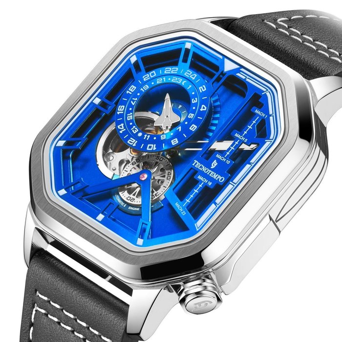 Tecnotempo - "Dynamic Shuttle" Automatic Engine - - TTSHBL (blue dial) - Mænd - 2011-nu