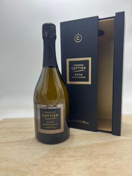 2016 Cattier, Meunier Millésimé Premier Cru Montagne de Reims - Champagne 1er Cru - 1 Flaske (0,75L)