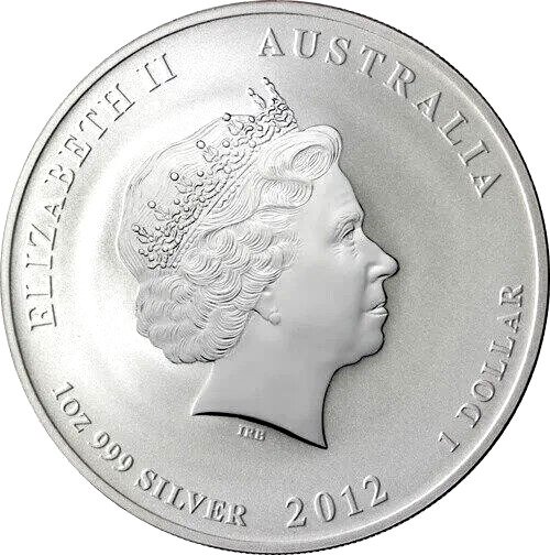 Australien 1 Dollar 2014 "Year of the Dragon" 1 Oz (999)  (Ingen mindstepris)