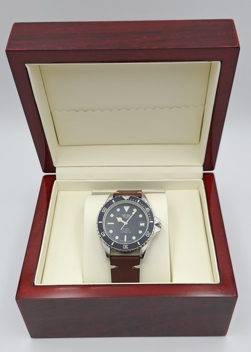 Heuer - 10/9,5 - 1000 Series 200m Professional + Box + Warranty - Ref. 980.013 - Ingen mindstepris - Mænd - 1980-1989