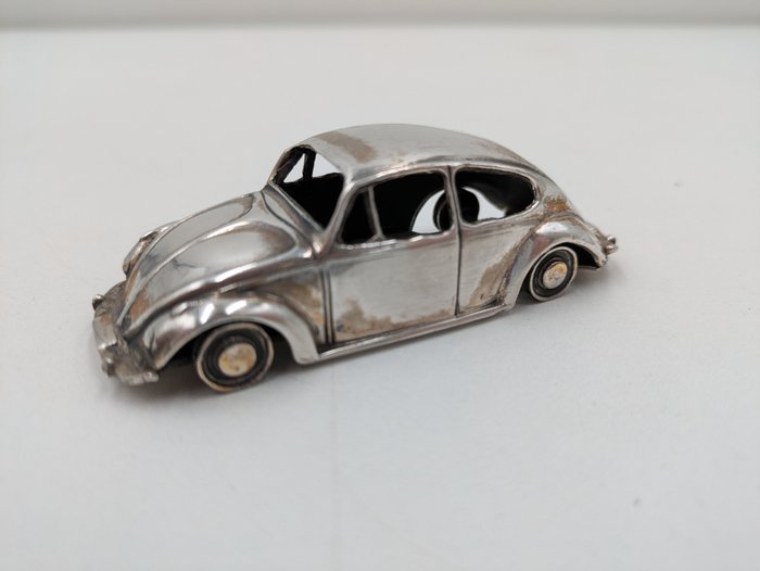 Skulptur, Volkswagen Maggiolone - 2.5 cm - .925 sølv