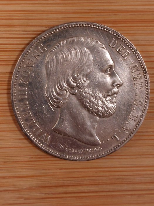 Holland. Willem III (1849-1890). 2½ Gulden 1872  (Ingen mindstepris)