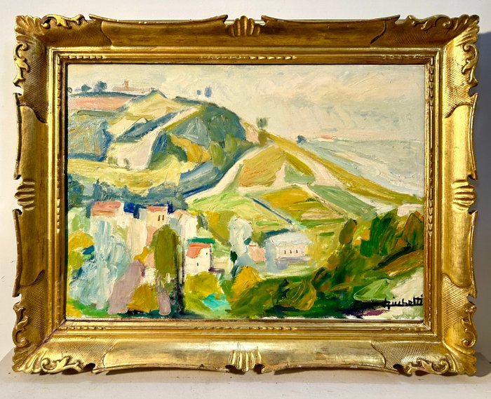 Luciano Ricchetti (1897–1977) - Paesaggio Collinare