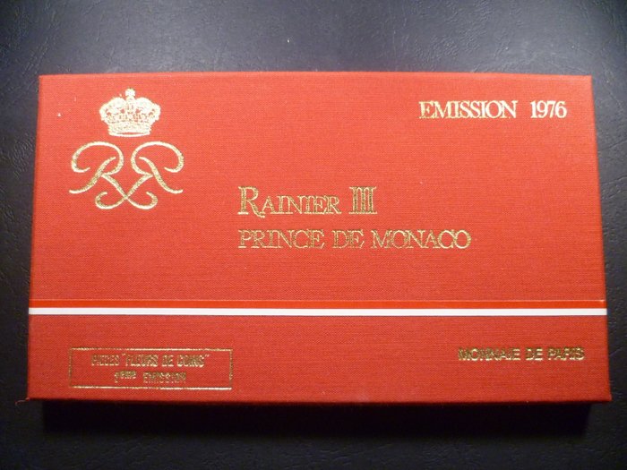 Monaco. Year Set (FDC) 1976 Rainier III  (Ingen mindstepris)