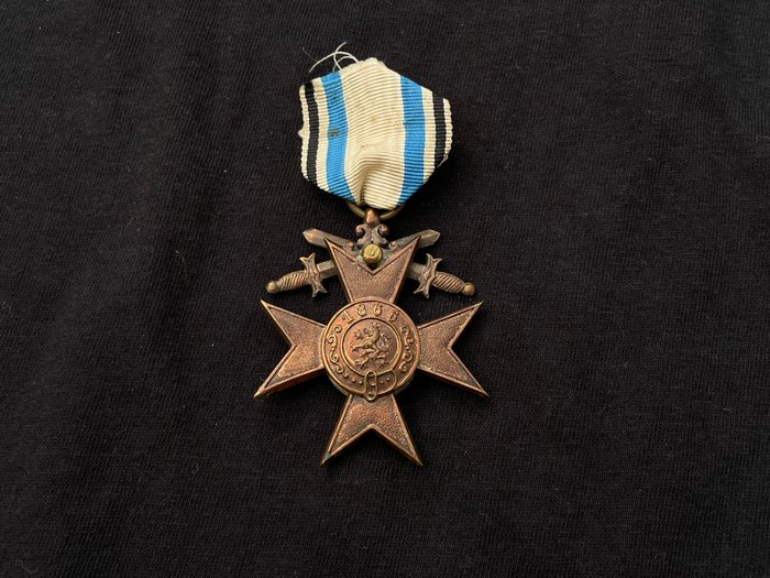 Tyskland - Hær/infanteri - Militærmedalje - Bayersk medalje for tredje klasses militære fortjeneste, variant med sværd for