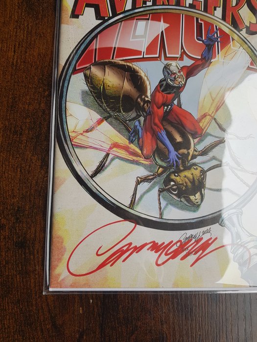 All-Out Avengers #1 Key Issue ! 60th Ant Man Anniversary - - Signed by Comics Superstar J. Scott Campbell !! With COA ! - 1 Signed comic - Første udgave/2022