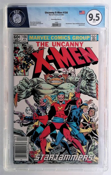 Uncanny X-Men #156 - EGC graded 9.5 - 1 Graded comic - 1982