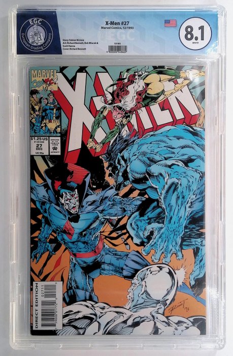 X-Men #27 - EGC graded 8.1 - 1 Graded comic - 1993