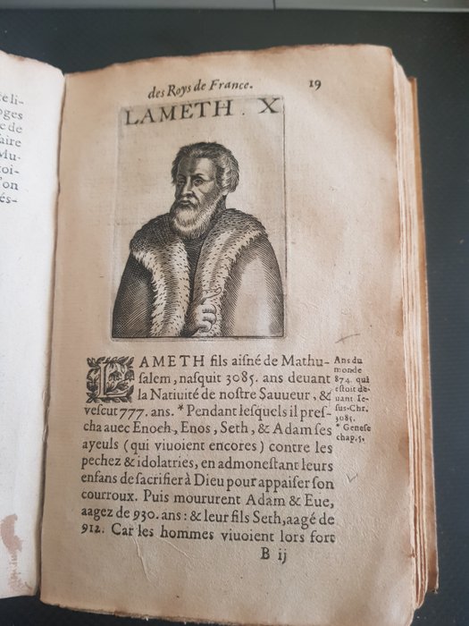 (Jacques) Le Charron - Histoire généalogique des roys de France - 1630