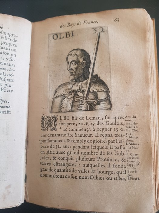 (Jacques) Le Charron - Histoire généalogique des roys de France - 1630