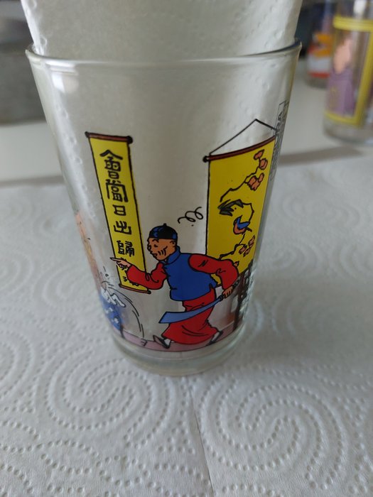 Tintin - Verres Tintin Amora - série complète - 7 Briller/1994