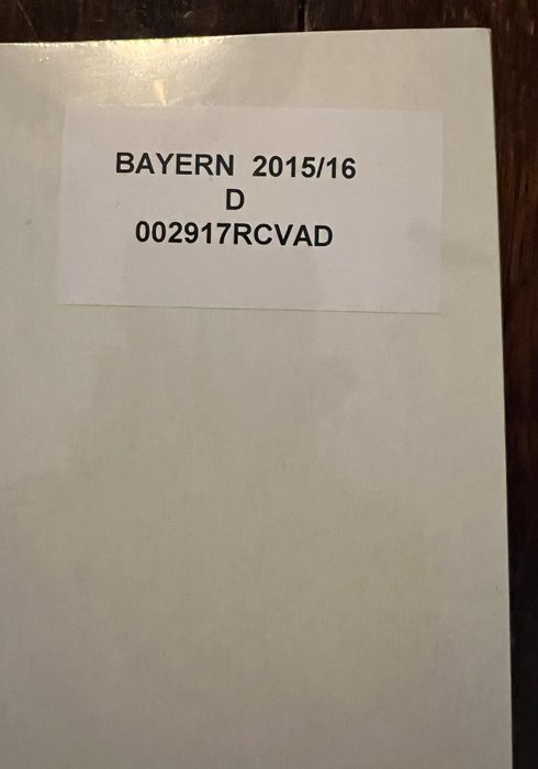 Panini - FC Bayern München 2015/16 - Factory seal (Empty album + complete loose sticker set)