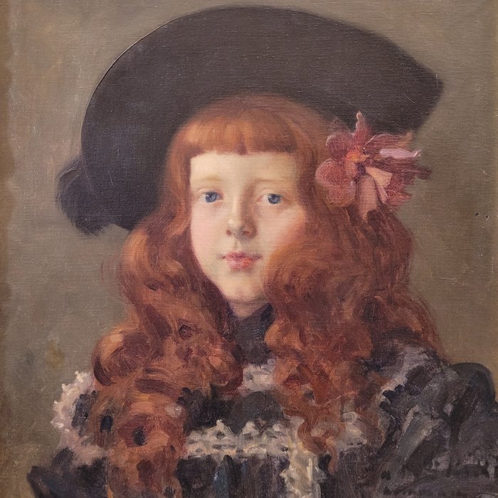 Victor Brugairolles (1869-1936) - Retrato de Kiki