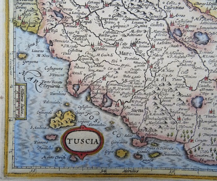 Europa - Italien / Toscana; Hondius / Mercator - Tuscia - 1601-1620