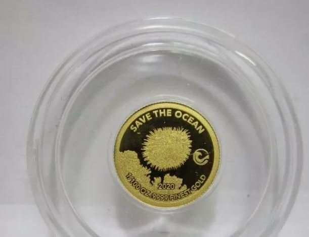 Liberia 20 Dollars 2020 "Save the Ocean - Kugelfisch" (999) Proof  (Ingen mindstepris)